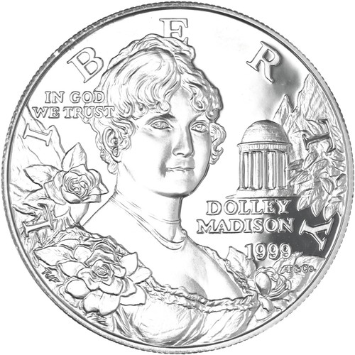 1999 dolley madison - 1999, proof